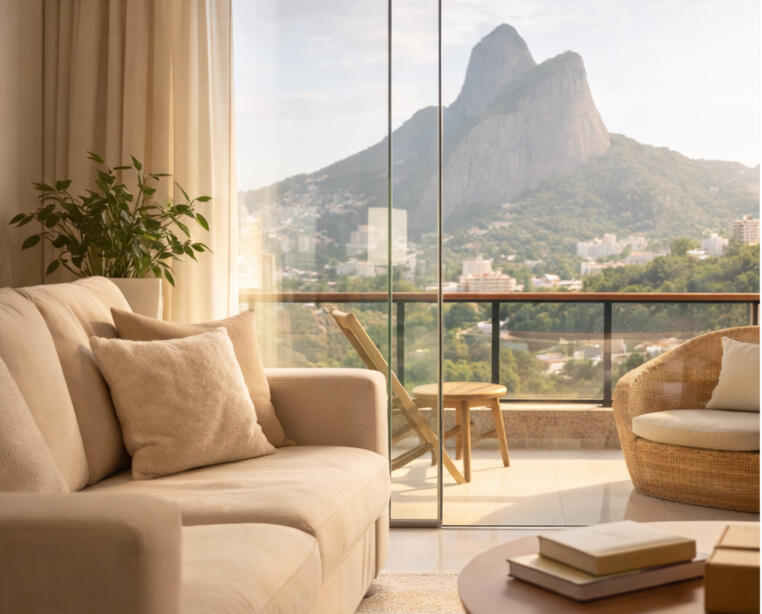 Ambiente residencial para atendimento domiciliar no Leblon Ambiente residencial tranquilo que representa atendimento domiciliar em Leblon